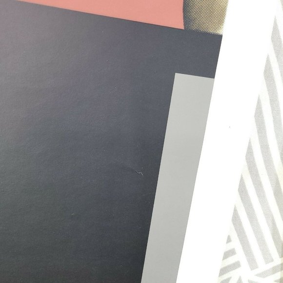 Vtg 70s Silkscreen Poster 1973 Callander page Johannes Schreiter Print Art 23x16 - Picture 6 of 12